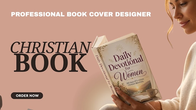 create prayer journal, daily devotion, christian book design