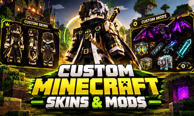 custom mod minecraft, minecraft skin, minecraft modpack, server, plugin