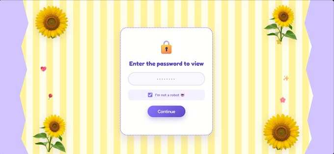 create a personalized surprise gift website