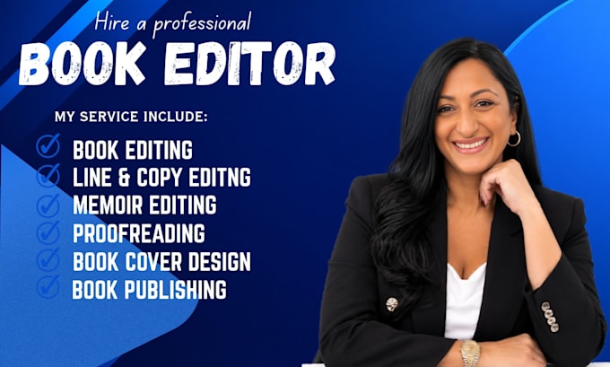 professionally edit your book or manuscript