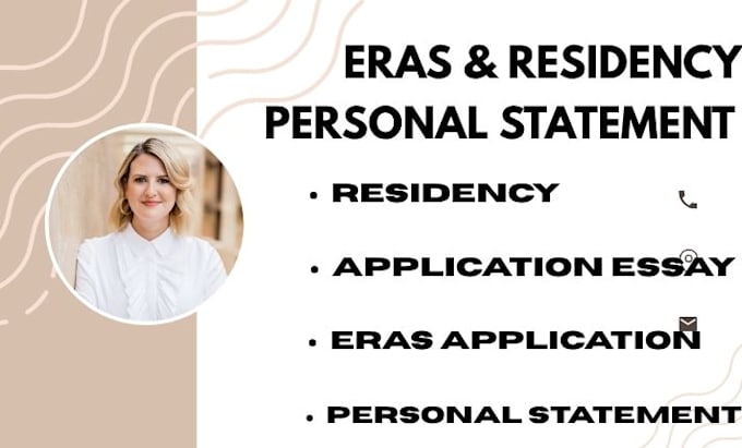 quickly edit eras, residency personal statement application essay in 12 hrs