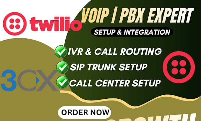 setup sip trunk auto dialer did number 3cx and sip provider