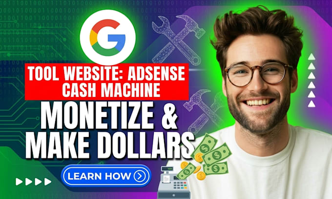 create an adsense optimized tool website to generate passive income
