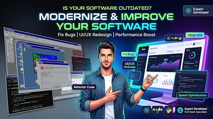 modernize your legacy software and upgrade your old business system