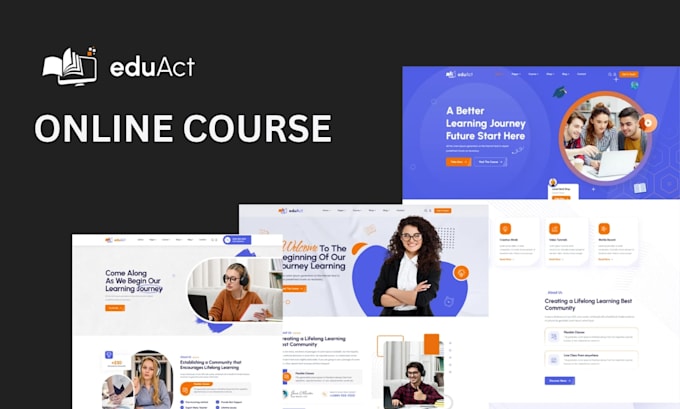 design and build a modern online course website