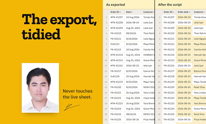 automate your google sheets, excel or csv with apps script and python