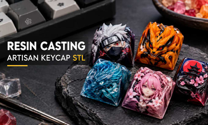 create resin casting artisan keycap stl for 3d printing