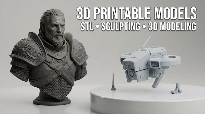 create or edit 3d printable models, stl files and custom sculptures