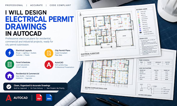 design electrical, hvac, load calculation, electrical layouts, and mep drawings