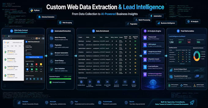 build targeted b2b leads with website research and lead qualification