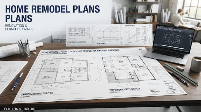 create home remodel plans and renovation drawings