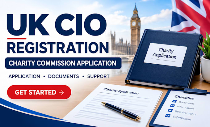 prepare your UK cio registration application for charity commission