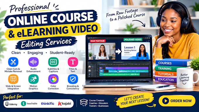 edit online course videos and e learning lessons