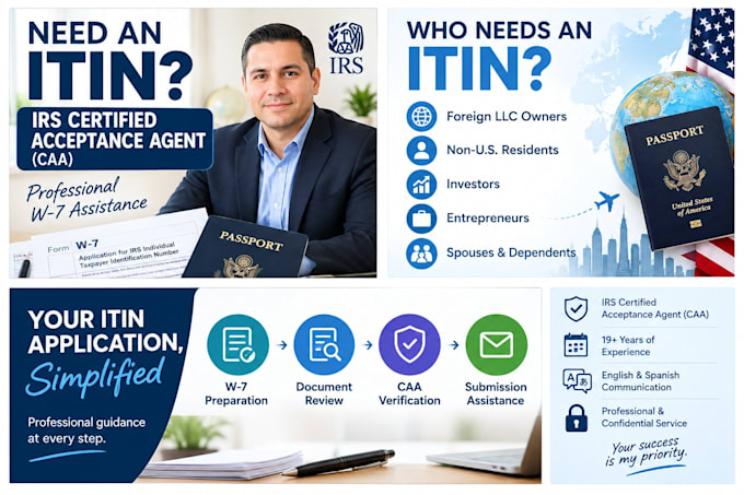 apply for your itin as an irs certified acceptance agent