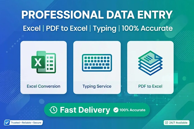 do accurate data entry excel data entry and typing work