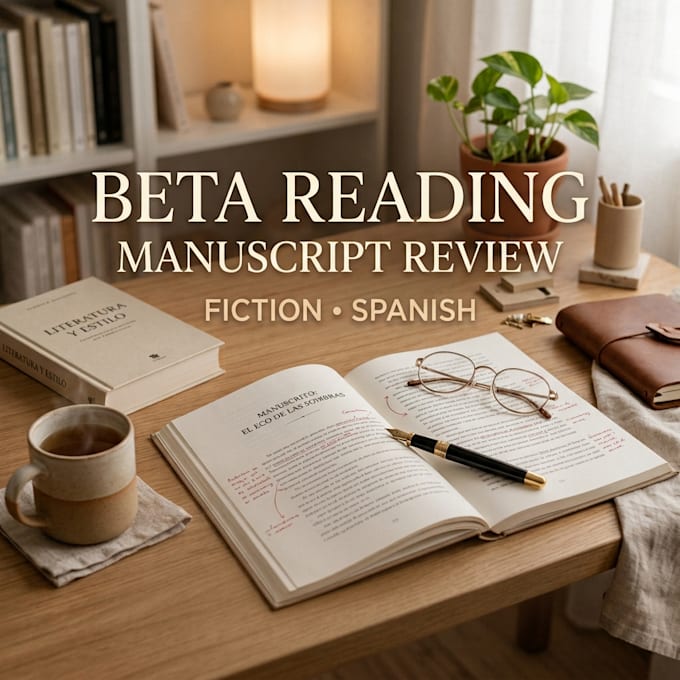 beta read and review your fiction manuscript