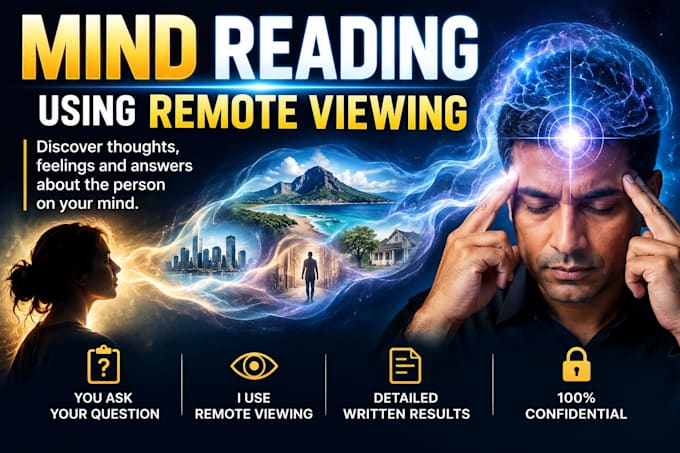 do mind reading using remote viewing