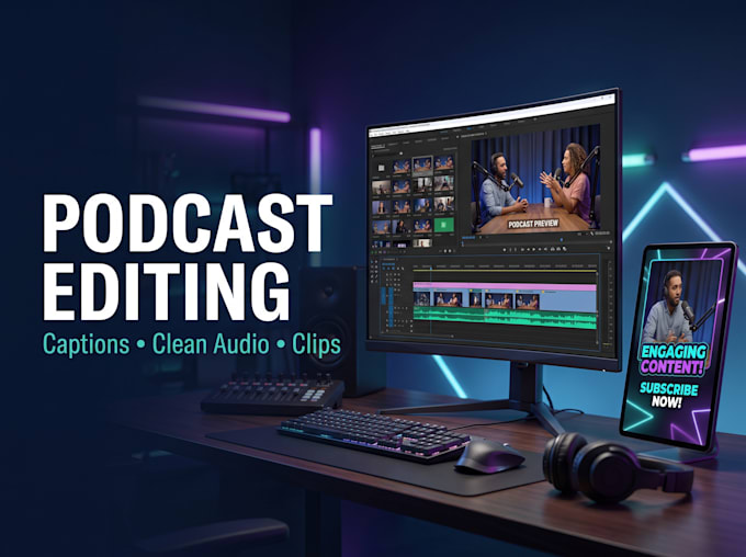 edit your video podcast for youtube