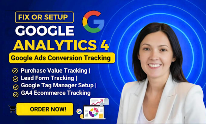 setup google ads conversion tracking, ga4 ecommerce tracking, analytics