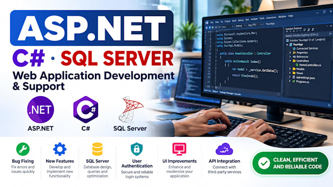develop your asp net c sharp sql server web application