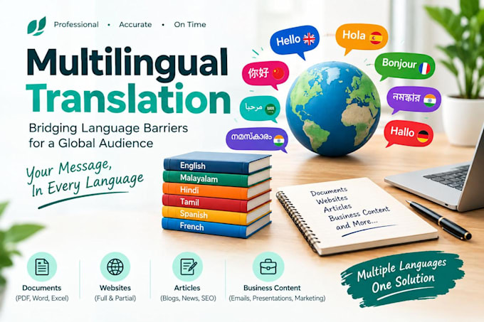 do professional multilingual translation, copywriting and ebook publishing