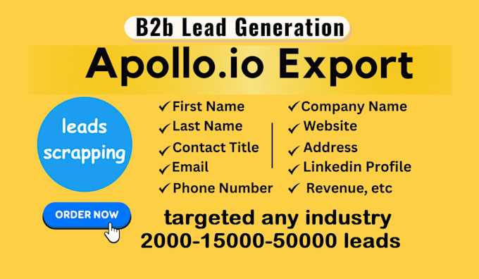 do b2b lead generation using apollo and linkedin sales navigator