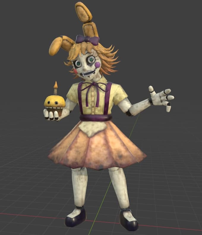 make 3d models of your fnaf character