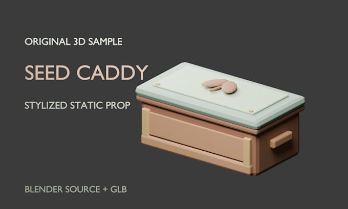 create stylized 3d props with blender source and glb