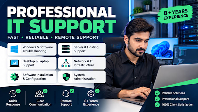 provide professional IT support and technical assistance