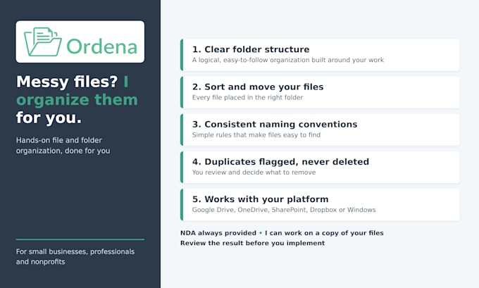 organize and structure your digital files