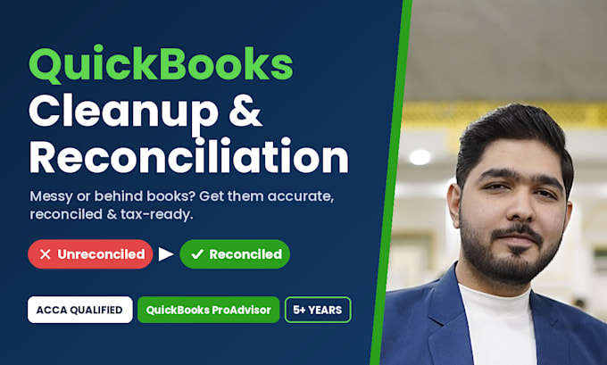 do quickbooks cleanup and bank reconciliation