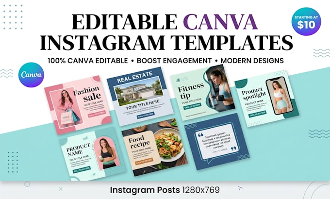 design editable canva templates for posts and stories