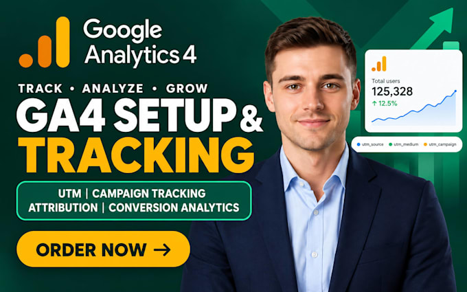 setup ga4 utm email campaign tracking attribution conversion analytics workflows