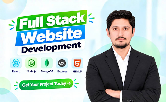 build custom website development as full stack developer in nextjs and react