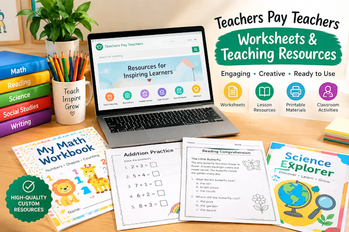create teachers pay teachers worksheets and teaching resources