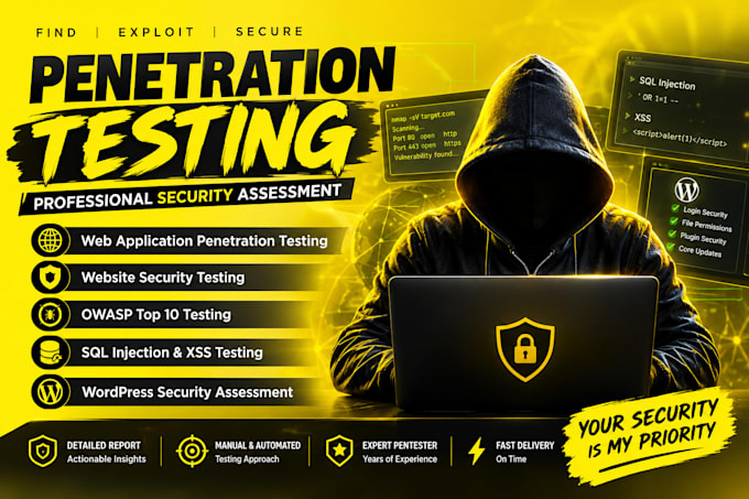 perform web penetration find vulnerabilities and provide a report