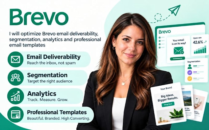 optimize brevo email deliverability segmentation email analytics email templates