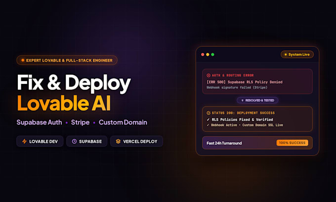 fix lovable supabase lovable ai deploy lovable website lovable saas fix lovable