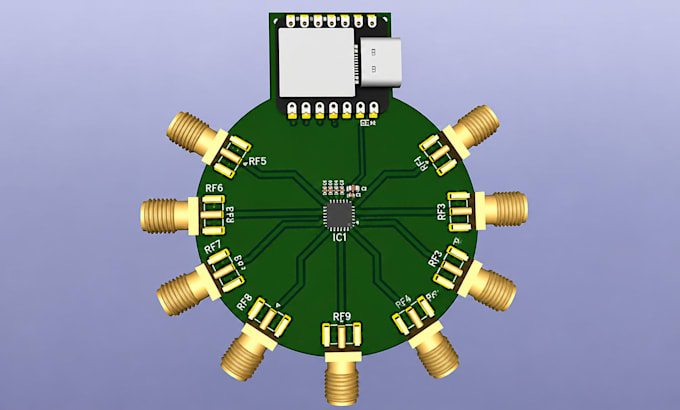 design rf antenna pcb, impedance matching and rf layout using kicad