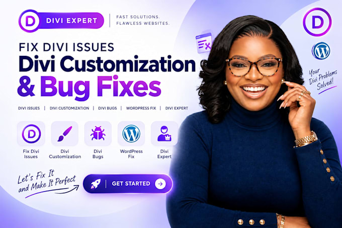 fix divi issues, divi customization, divi bugs, wordpress fix, divi expert