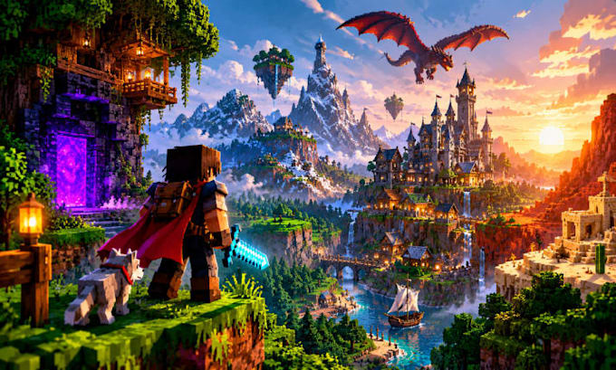 create a custom minecraft map for survival, adventure, rpg or smp worlds