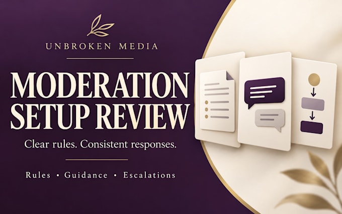 review your community moderation rules and escalation workflow