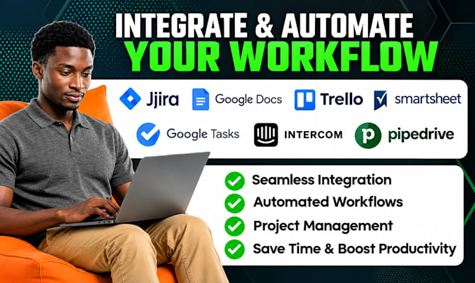 integrate jjira google docs tasks trello smartsheet intercom pipedrive
