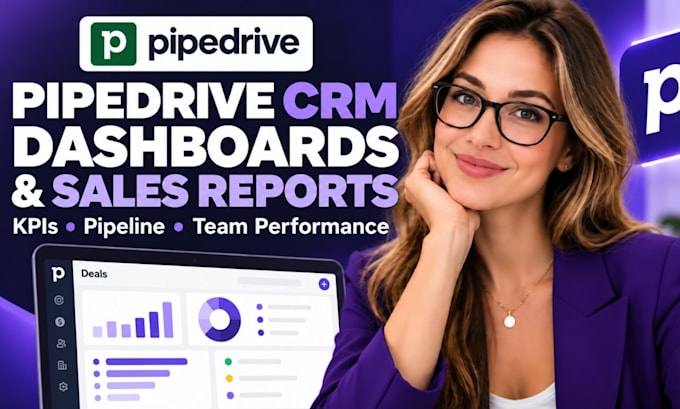 customize pipedrive CRM dashboards and sales reports