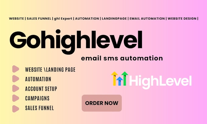 gohighlevel setup emails automation book appointment sale funnel