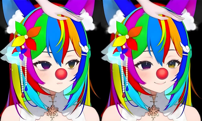 design 3d vtuber model anime avatar vtuber rigging for vseeface