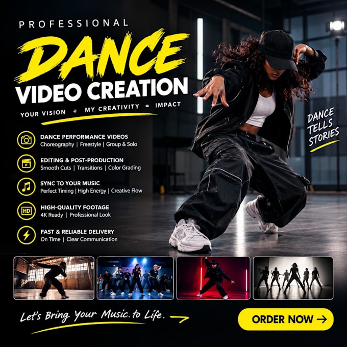 deliver a stunning dance performance for your project