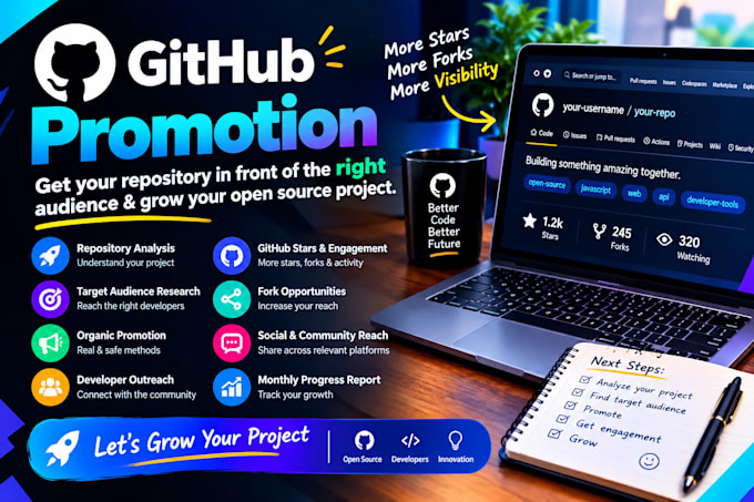 promote your github project with targeted marketing