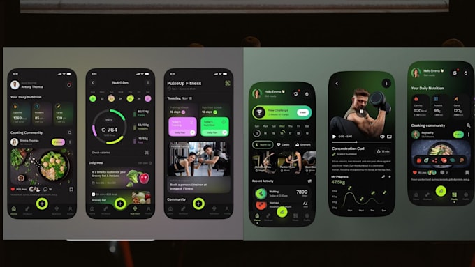design app store screenshot for ios andriods app