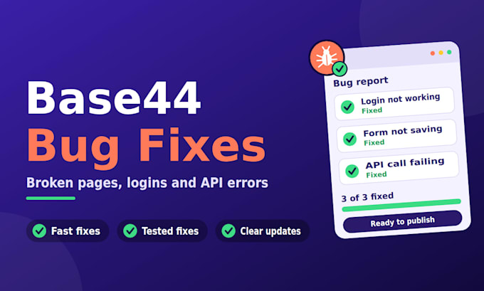 base44 bug fixing expert and base44 app deployment lovable ai website